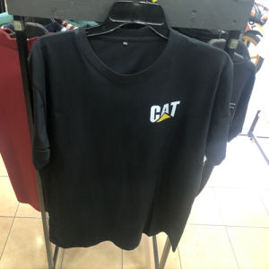 Kaos Cat Caterpillar Logo Tshirt Bahan Katun Produk Ada Dan Siap Kirim Tersedia Size S M L XL XXL 3XL 4XL 5XL New Arrival T-Shirt White 100% Cotton