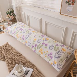 Comfortable Long Pillowcase Soft Polyester Couple Pillow Case Large Size Body Hugging Pillow Cover 120 150 180cm2026