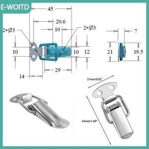 【E-WOITD】 4 chiếc khóa miệng vịt khóa nhỏ Quà Tặng Vali Khóa Móc Khóa chuyển đổi then cửa