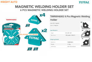 TOTAL Mini Magnetic Welding Holder Set Multi Angle 3" 4" 5"