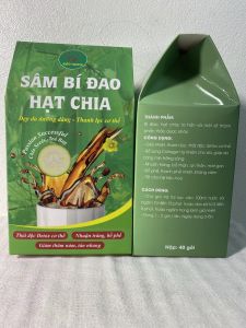 Hộp 40 gói trà sâm bí đao hạt chia túi lọc trà giảm cân thương hiệu Bảo Khang giải nhiệt thanh lọc đẹp dáng đẹp da mát gan