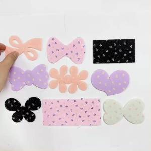 Miếng dán tóc dán mái tự dính hoạ tiết chấm bi hoa lá size to giúp cố định tóc cho trang điểm đắp mặt nạ tiện lợi