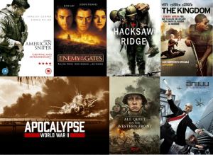 Flash Drive 64Gb World War Films Vol.4 American Sniper_Enemy At The Gates_Hacksaw Ridge 1080p & 4K