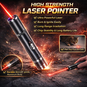 High Strength Laser Pointer/laser Light Source Laser Pointer/multifunction Powerful Irradiation Inspection Light/High Endurance Teaser Toys Pet Lovers/ Rechargeable Laser Pointer Multi-mode/ UV Flashlight
