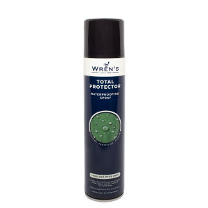 WRENS Total Protector 300ml Waterproofing Spray (Water Repellent) - For Leather Shoes and Handbags (Made In France)