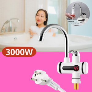 KING Alat Kran Keran Pemanas Air kamar mandi LCD Electric Faucet 3rd Generation 3000W Temmax -RX-008