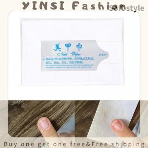 YINSI 600 630Pcs Gel Nail Polish Remover Gel Polish Cleaner Manicure Nail Remover Lint-Free Wipes Cleaner Paper Pad