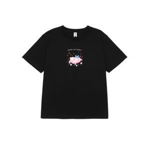 Áo baby tee 12 con giáp tuổi Hợi ABD406 Miucho cotton cổ tròn in graphic