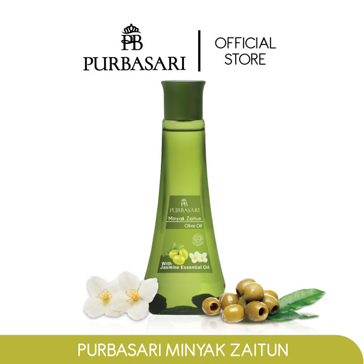 Purbasari Minyak Zaitun / Body oil / minyak aroma therapi / minyak pijat / Melembabkan