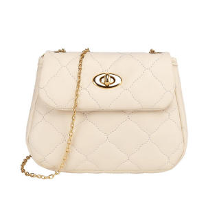 ELACCENT แฟชั่นผู้หญิงข้ามร่างกายกระเป๋าสะพาย PUถุงเล็กๆ ฉบับภาษาเกาหลีของใหม่ที่เรียบง่ายกระเป๋าผู้หญิงกระเป๋าสะพายล็อคกระเป๋าโทรศัพ