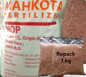Pupuk KCL MAHKOTA Repack 1 KG