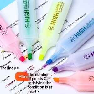 Bút ghi nhớ sôi động amila với đầu dày cho học sinh và ghi chú nhanh khô và đánh dấu khả năng hiển thị cao