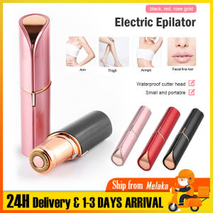 Portable Facial Hair Removal Lipstick Shaver Mini Electric Epilator Shaver for Women USB Rechargeable Painless Hair Trimmer Razor for Cheeks Chin Upper Lip Arms and Leg Hair