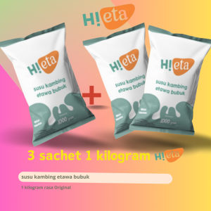 Susu Kambing Etawa Bubuk - Rasa Vanila - PAKET 3 - HiEta