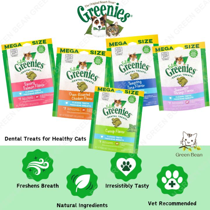 [SG SELLER] [Min Order 2pack] Feline Greenies Cat Dental Treats Cats