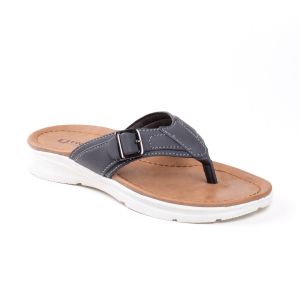 Onar Street - Sandal Kulit Pria Original Kasual Selop Slide Terbaru Kode CL-01 Putih