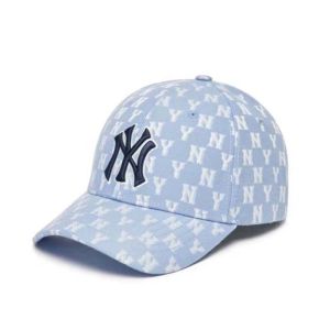 Topi MLB Topi Lelaki Topi Wanita Topi Besbol Brim Keras NY Topi Logo Besar Topi Matahari Luaran Pasangan Topi Duckbill Hitam