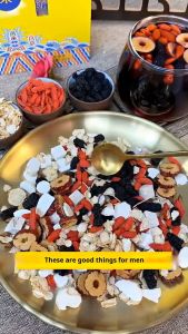 Organic Ginseng Five Treasure Tea Red Date Wolfberry Mulberry Kidney Nourish Blood Boost Work Drink Men Women Health Tea