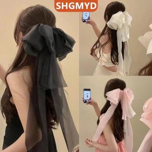 [COD] SHGMYD SPORTS Super Fairy Ribbon Bowknot Hair Clip Princess Sweet Spring Clip High-end Atmosphere Headwear Hair Accessories