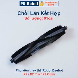 Phụ Kiện Thay Thế Robot Deebot X2/ X2Pro/ X2 Omni/ Chổi lăn chổi cạnh bộ lọc giẻ lau túi bụi nắp chặn chổi đế gắn khăn/