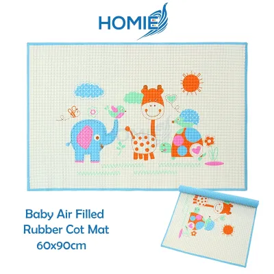 HOMIE Premium Air-Filled Rubber Cot Sheet Waterproof Mat