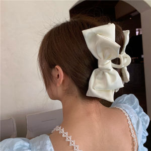 Jepit Rambut Pita JUMBO Jepitan Salon Jedai Impor Korean Double Side Ribbon Hair Claw HCBR004