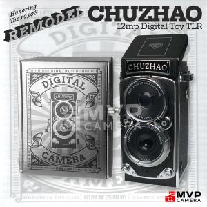 CHUZHAO Digital Twin-Lens Reflex TLR Toy 12mp Stills 1080p Video MVP CAMERA