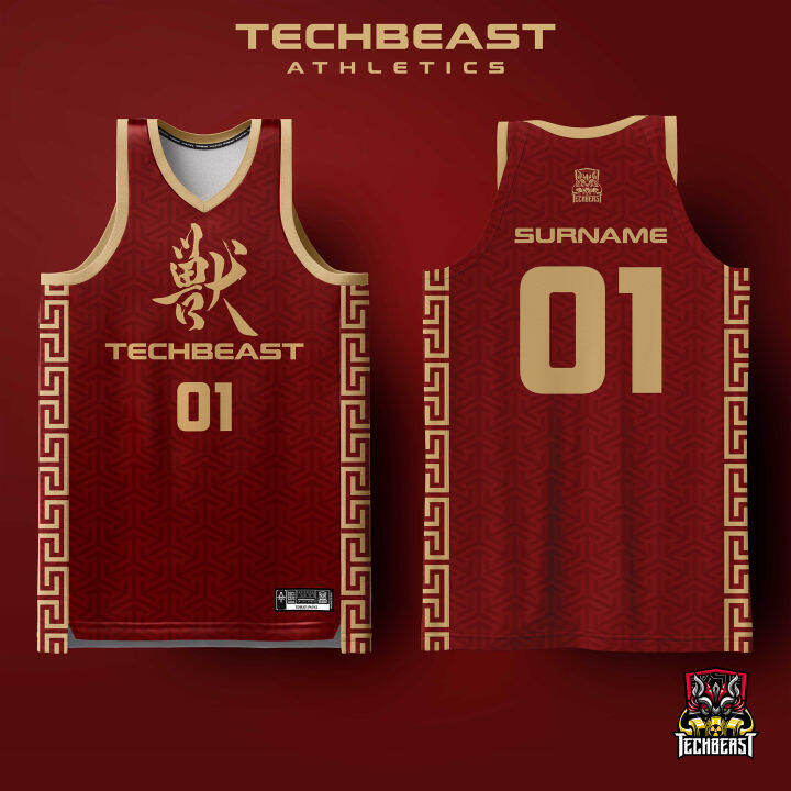 Techbeast Full Sublimation Basketball Jersey Techbeast ( CUSTOM NAME ...