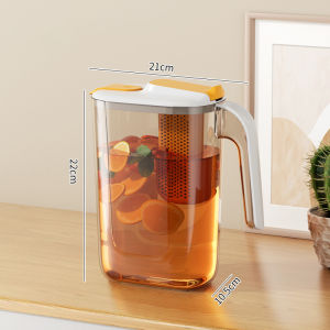 Vision 2600ML Cold Kettle Refrigerator Drinking Serving Jug Plastic Juice Pot Large Capacity Water Jar Heat-Resistant Drinking Pitcher Cold Water Pot