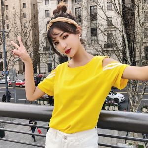 QDshop ☀️ใครจะทนไหวกับเสื้อยืดรุ่นนี้ แค่เห็นก็ดูดีแล้ว ดีเทลแบบดีงามพระราม8มาก🌻 OMG คือใส่แล้วปังง่าาา❤️‍🔥