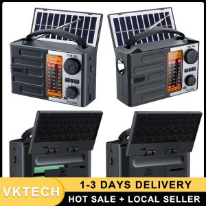 Multi-Function Solar Radio with LED Flashlight and Bluetooth Speaker for Outdoor Events and Travel