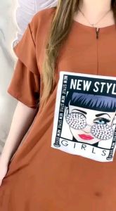 Daster Emblem Viral Jumbo LD 120 Rayon Busui Baju Tidur Wanita