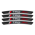 LAIFU 4pcs TRD Sports Car Wheel Sticker For Toyota Rush Wigo Vios Innova Avanza Fortuner Accessories. 