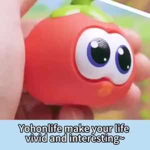 Squishy Toys Toy Pop‑Eye Tomato Vegetable Squeeze Plastic Fidget Stress Relief Toy