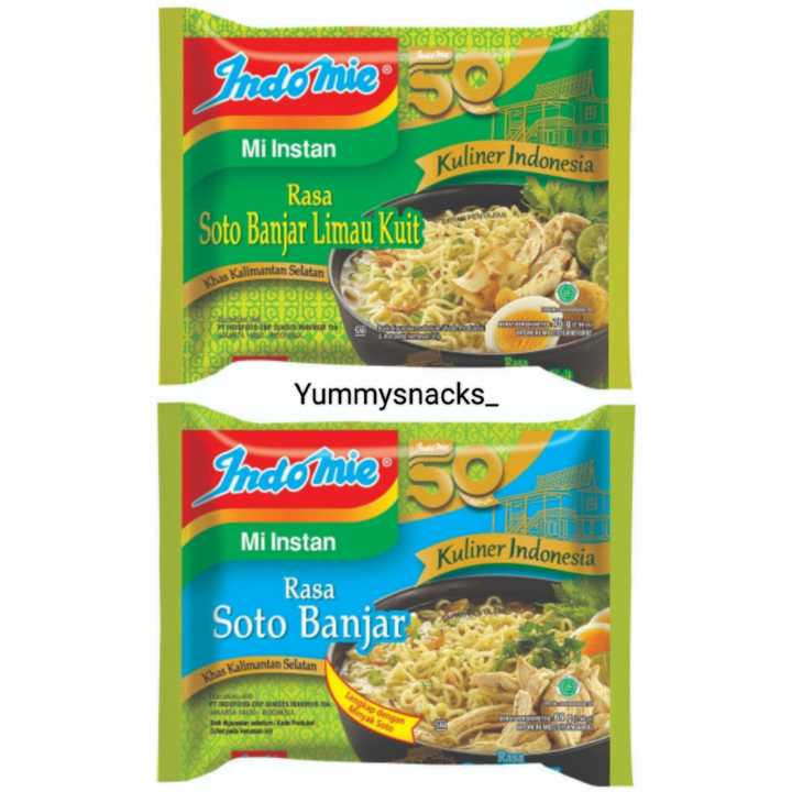 Indomie Soto Banjar Limau Kuit, Indomie Soto Banjar, Indomie Goreng khas Kalsel