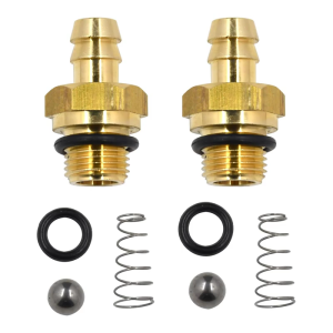 Replacement Chemic Injector Assembly for Pressure Washers Brass Barbs Check Valves Ball Spring O Rings Component