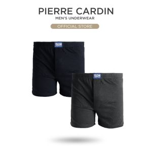 (3XL-5XL) Pierre Cardin Underwear Big & Tall Bamboo Fiber Knit Boxer - Assorted Colour (2 Pcs) PBT448-2X