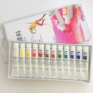 Set 12 màu cọ bản vẽ móng chuyên dụng chất lượng