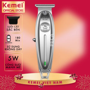 Tông đơ chấn viền Kemei KM-1949 không dây chuyên nghiệpcó thể khắc tatoo cạo trắng...  hàng phân phối chính thức