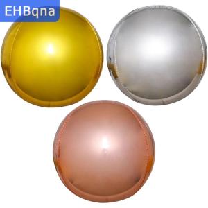 [COD] EHBqna SPORTS ลูกโป่งตกแต่งทำจากโลหะทรงกลมขนาด32นิ้วสำหรับงานเฉลิมฉลองและของตกแต่งงานปาร์ตี้บรรจุก๊าซฮีเลียมสามารถลอยได้4D