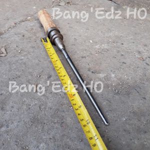 Asahan Pisau Pengasah Pisau Kristal Halus 37cm Bahan Besi Baja