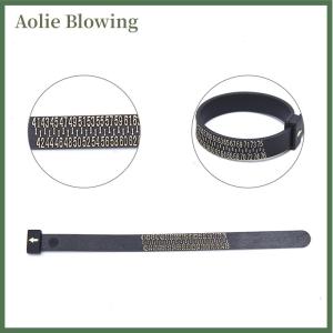 Aolie WORE Ring Sizer US Europe UK Tape Ruler Measuring Finger Jewelry Measure Gauge Tool