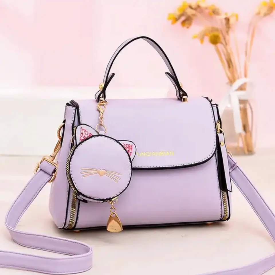 AKAPE CATTY Small Crossbody Bag Cute Handbags for Women PU