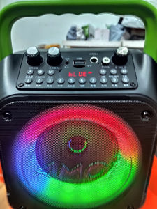 Loa karaoke chính hãng có 1 mic loa kéo Loa bluetooth loa xách tay chất lượng