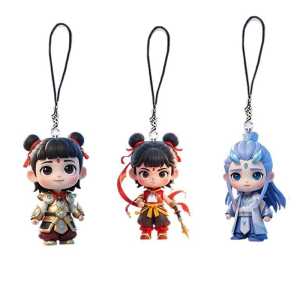 Phim Hoạt Hình Nezha Aobing Bức Tượng Keychain Quyến Rũ Phim Hoạt Hình Hoạt Hình Bức Tượng Charm Gắn Túi Móc Chìa Khóa Cho Túi Ba Lô dây móc điện thoại