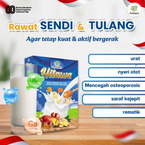 Susu Kambing Etawa Bubuk 200gr plus Rempah Jahe-Kunyit-Temulawak-Kayu Manis-Madu