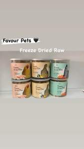 Katze Premium Quality Freeze Dried Raw Cat Food/Cat Treats Makanan Ringan Kucing/Chicken Egg Yolk Salmon/for Cat
