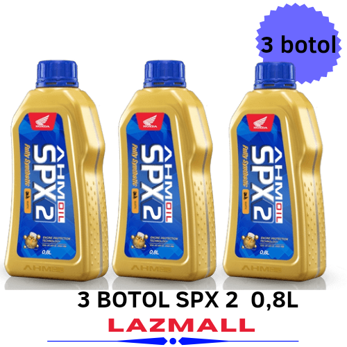 3 BOTOL OLI AHM SPX 2 ORIGINAL HONDA OFFICIAL | Lazada Indonesia