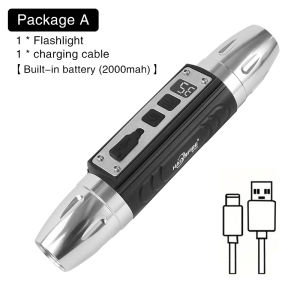 Haixnfire sv400 đèn vàng 365nm 395nm đèn màu tím Đèn pin sạc USB