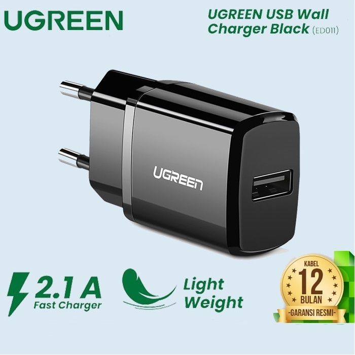 Ugreen Adaptor USB Kepala Charger 10W Iphone X XS Adapter Cas TC  Samsung Oppo Vivo 50459 10 18 WATT Lazada Indonesia